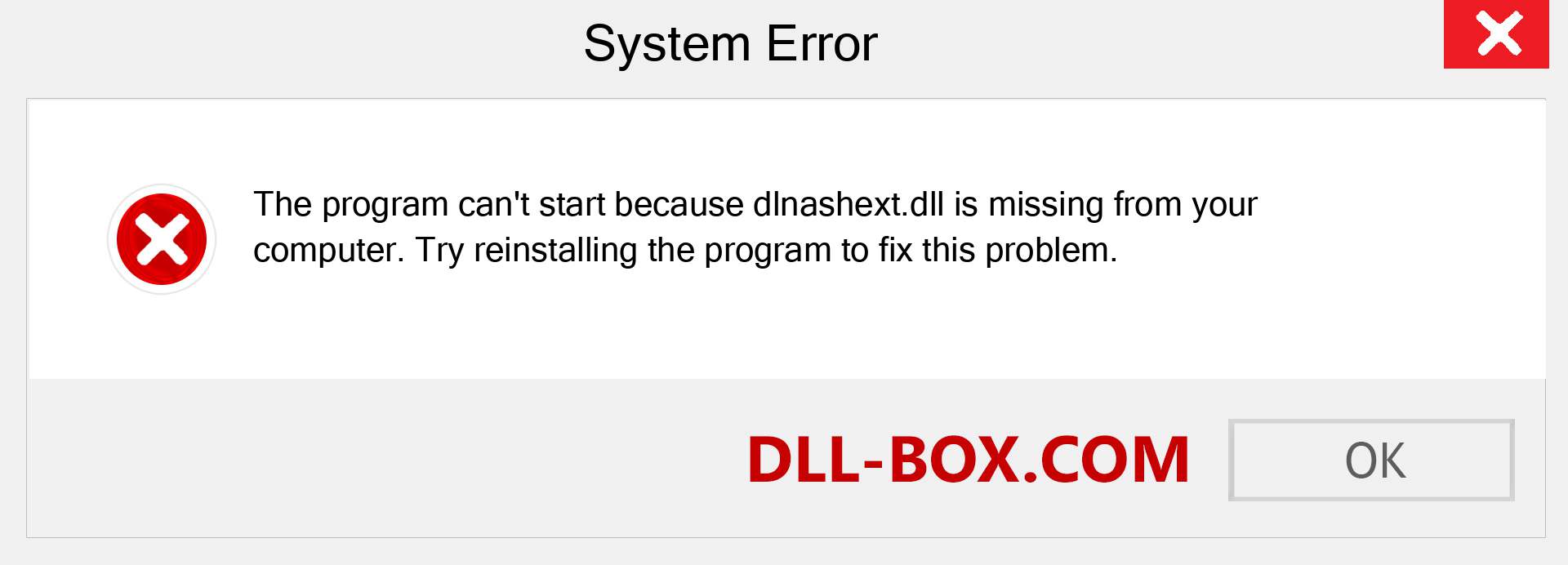  dlnashext.dll file is missing?. Download for Windows 7, 8, 10 - Fix  dlnashext dll Missing Error on Windows, photos, images